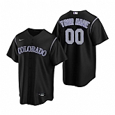 Colorado Rockies Customized Nike Black Stitched MLB Cool Base Jersey,baseball caps,new era cap wholesale,wholesale hats